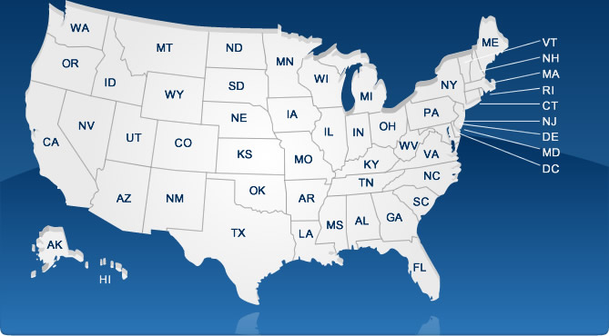 Map USA