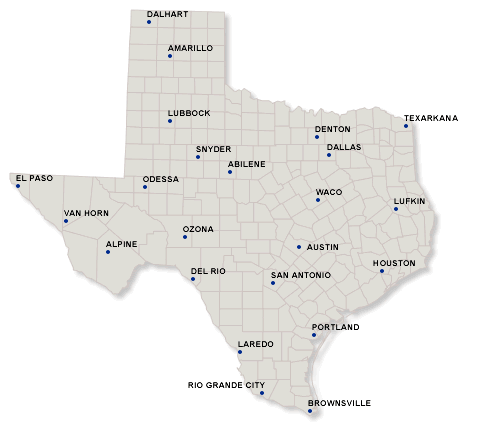 tx Map